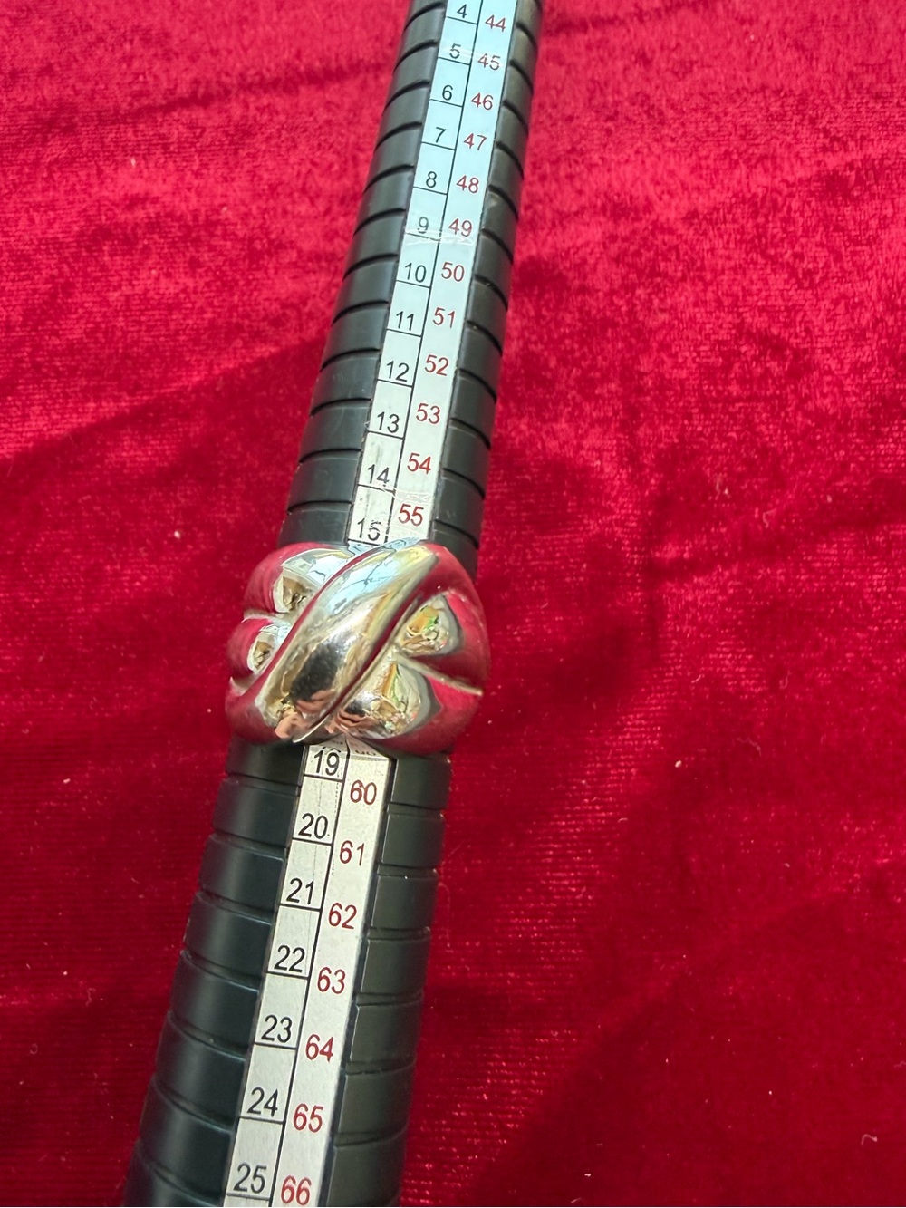 Vintage 14KGE Gold Electroplated Cross Rope Dome Ring